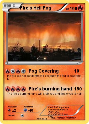 Pokemon Fire's Hell Fog