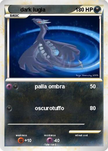Pokemon dark lugia