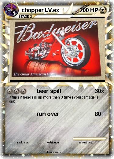 Pokemon chopper LV.ex