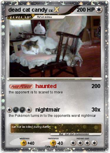 Pokemon dead cat candy