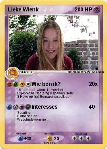 Pokemon Lieke Wienk