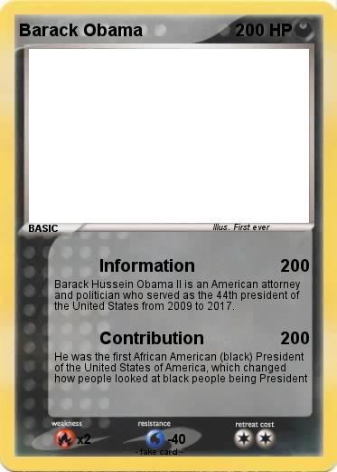Pokemon Barack Obama
