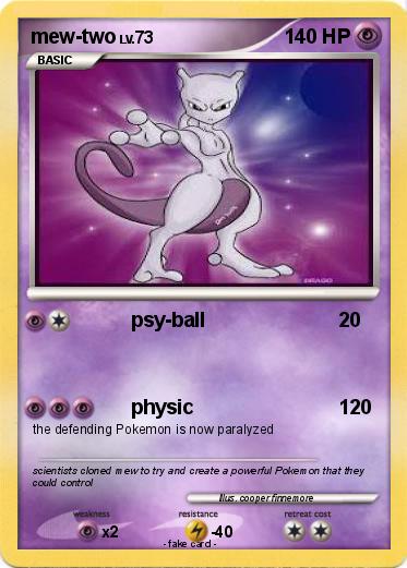Pokemon mew-two