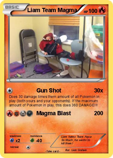 Pokemon Liam Team Magma