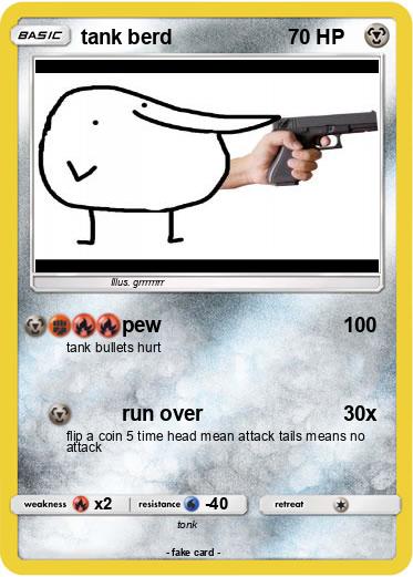 Pokemon tank berd