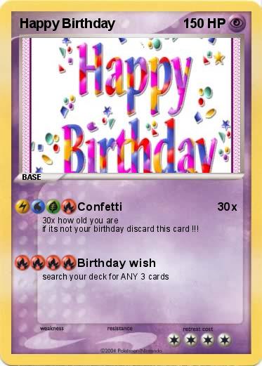 Pokemon Happy Birthday