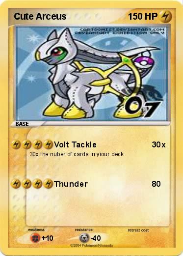 Pokemon Cute Arceus
