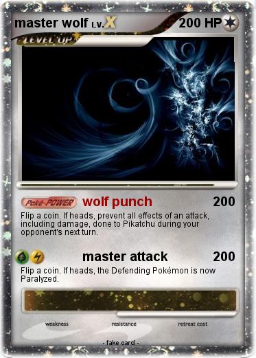 Pokemon master wolf