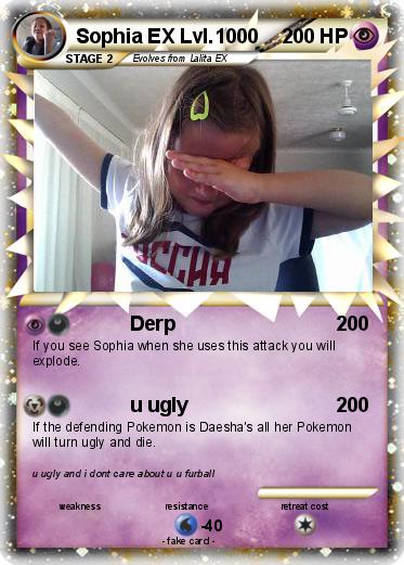 Pokemon Sophia EX Lvl.1000