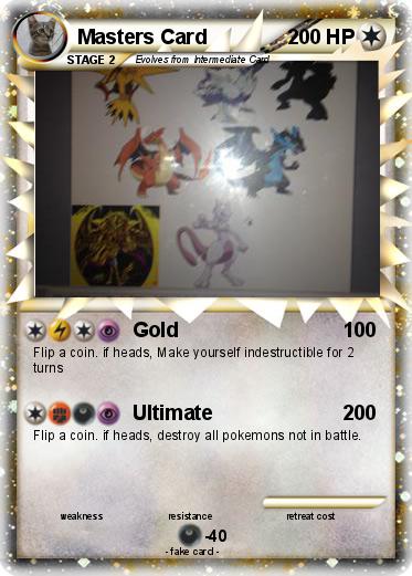 Pokemon Masters Card