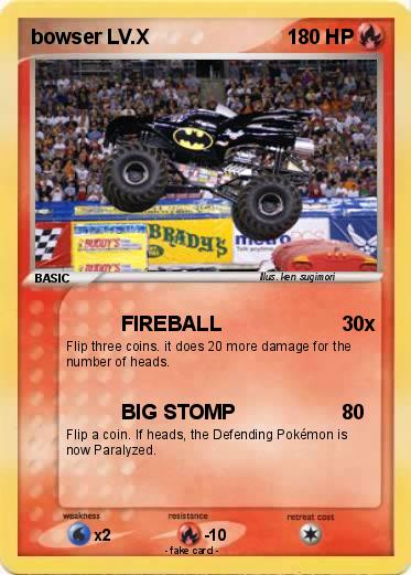 Pokemon bowser LV.X