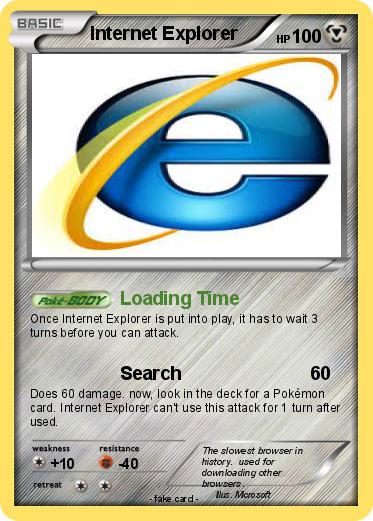 Pokemon Internet Explorer