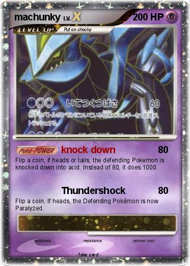 Pokemon machunky