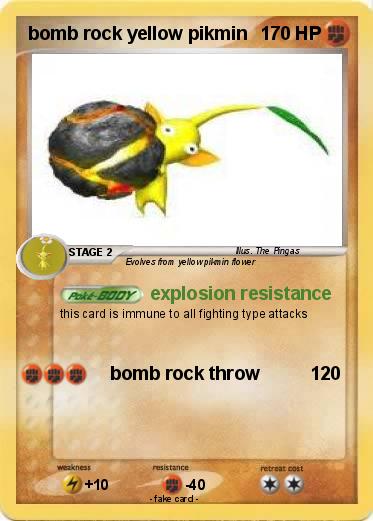 Pokemon bomb rock yellow pikmin
