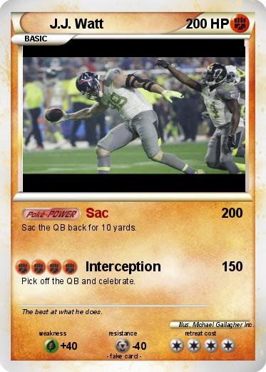 Pokemon J.J. Watt