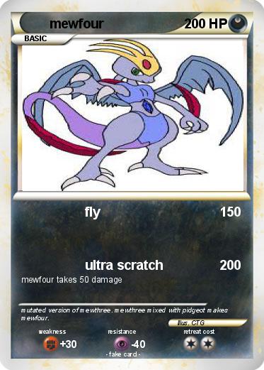 Pokemon mewfour