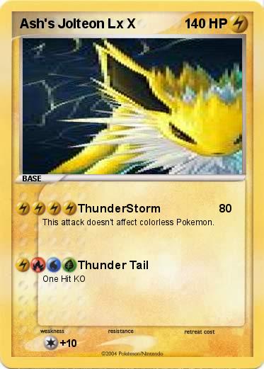 Pokemon Ash's Jolteon Lx X