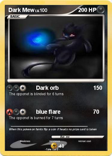 Pokemon Dark Mew