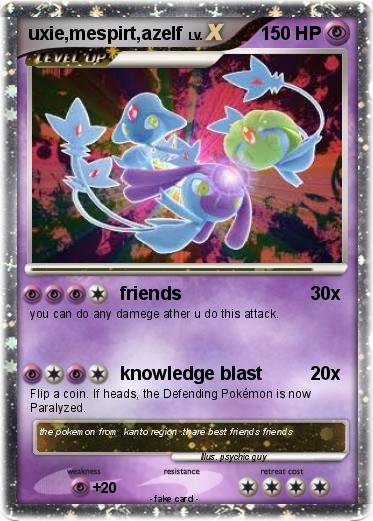 Pokemon uxie,mespirt,azelf