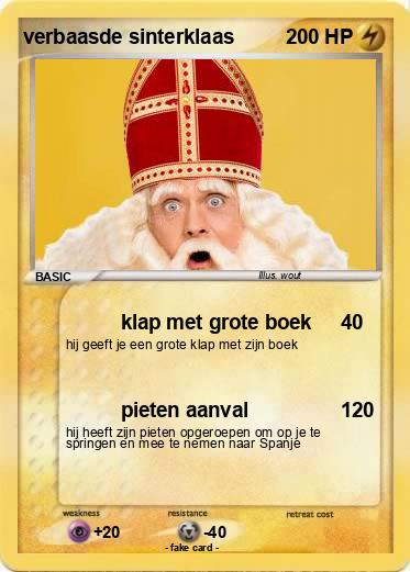 Pokemon verbaasde sinterklaas