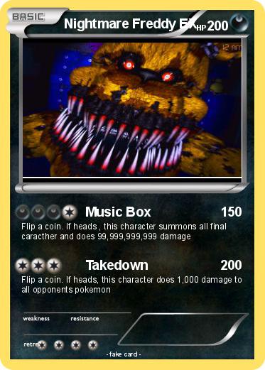 Pokemon Nightmare Freddy EX