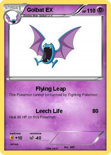 Pokemon Golbat EX