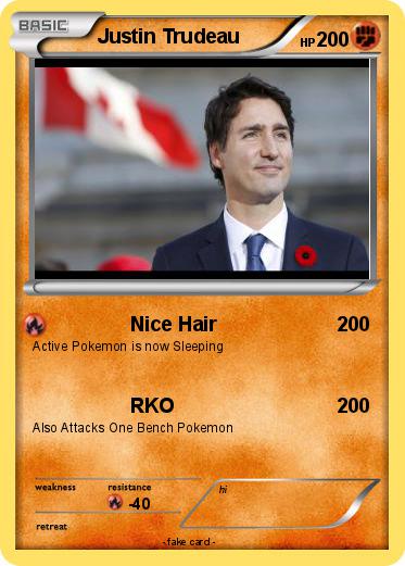 Pokemon Justin Trudeau