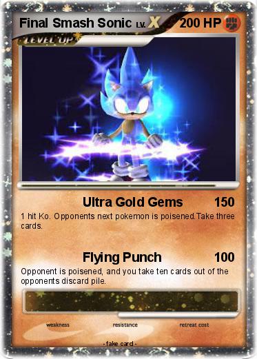 Pokemon Final Smash Sonic
