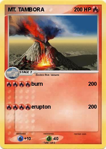 Pokemon MT. TAMBORA