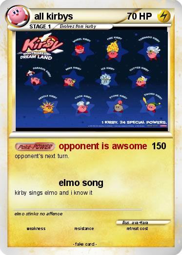 Pokemon all kirbys
