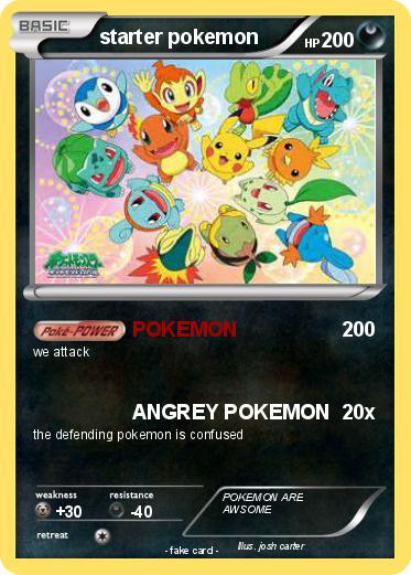 Pokemon starter pokemon