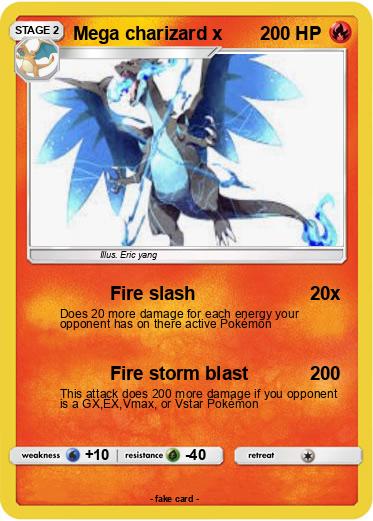 Pokemon Mega charizard x