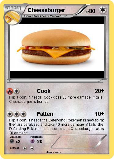 Pokemon Cheeseburger