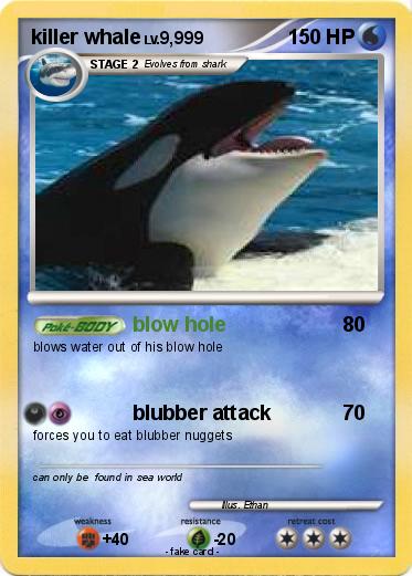 Pokemon killer whale