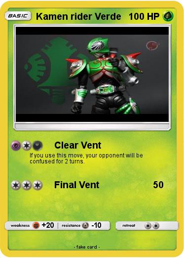 Pokemon Kamen rider Verde