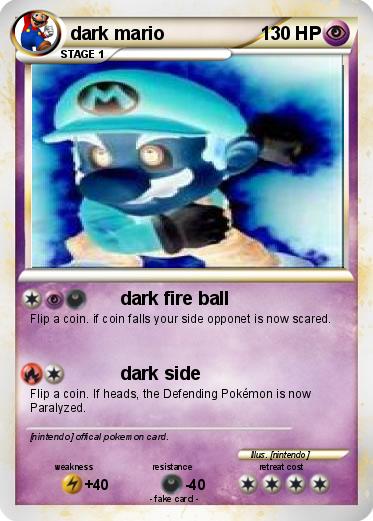 Pokemon dark mario