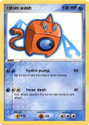 Pokemon rotom wash