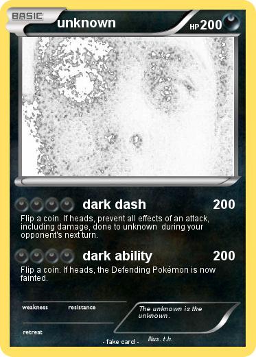 Pokemon unknown