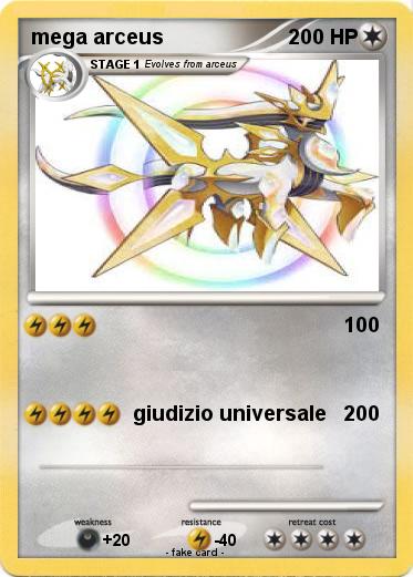 Pokemon mega arceus