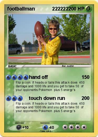 Pokemon footballman             2222222