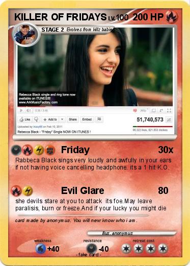 Pokemon KILLER OF FRIDAYS