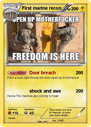 Pokemon First marine recon