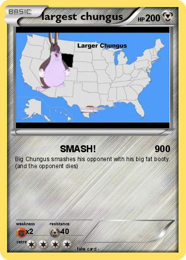Pokemon largest chungus