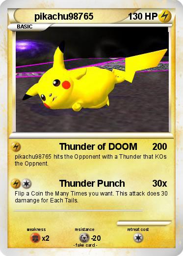 Pokemon pikachu98765