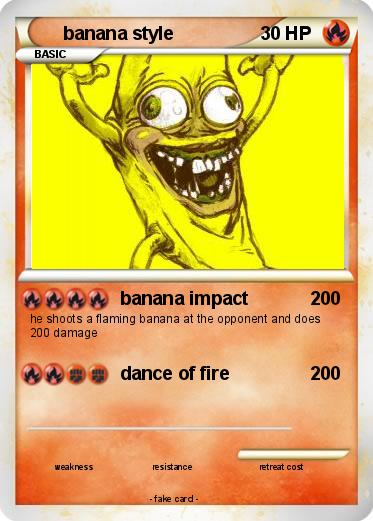 Pokemon banana style