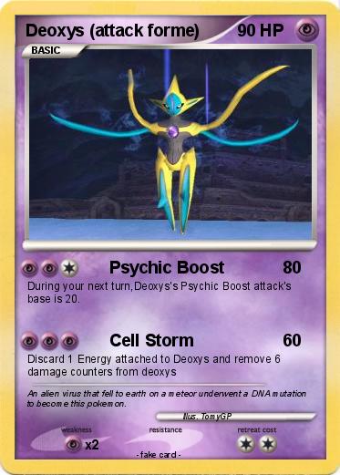 Pokemon Deoxys (attack forme)