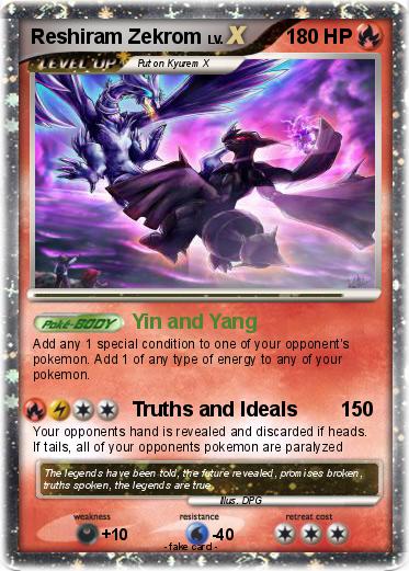 Pokemon Reshiram Zekrom