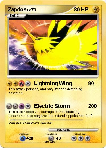 Pokemon Zapdos