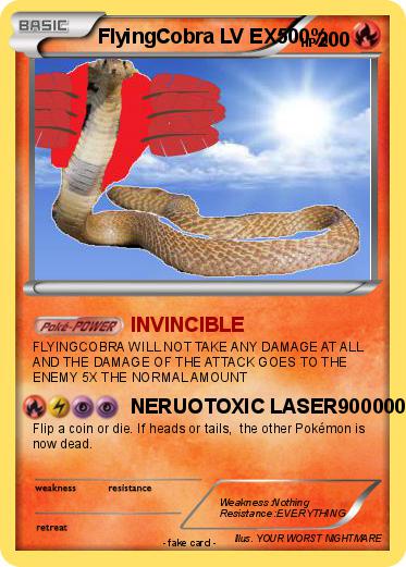 Pokemon FlyingCobra LV EX500%