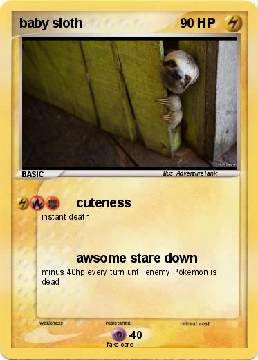 Pokemon baby sloth